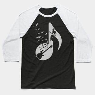 Musical - Bass Guitar Baseball T-Shirt